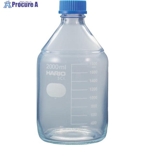 HARIO コーティングねじ口瓶 2、000mL  ▼601-2862 NBOC-2L-SCI  1...