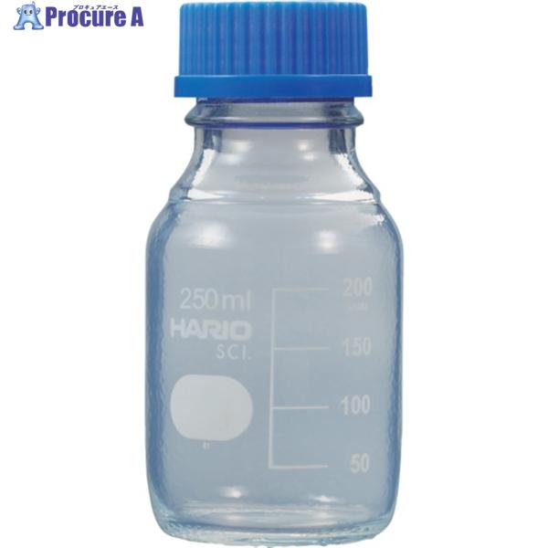 HARIO コーティングねじ口瓶 250mL  ▼601-2880 NBOC-250-SCI  1個