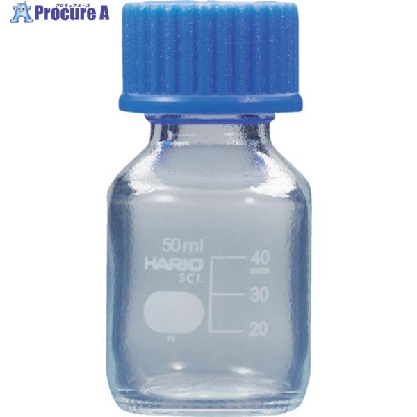 HARIO コーティングねじ口瓶 50mL  ▼601-2890 NBOC-50-SCI  1個