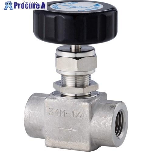 Fujikin SUS鋼製ニードルバルブ 34MPaPUH-134  ■▼609-3443 PUH-...