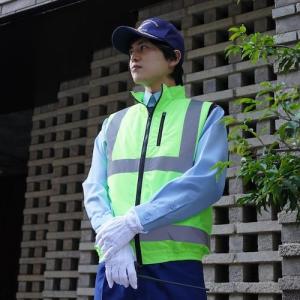 岡潮 高視認性空調安全ベスト(ウェアのみ) 3...の詳細画像2