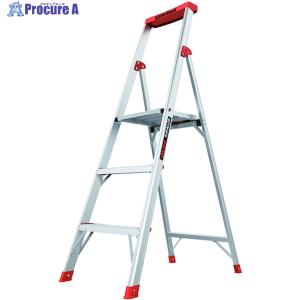 長谷川工業 【 LG-15270 】フリップエヌライト4段 上わく付き脚立