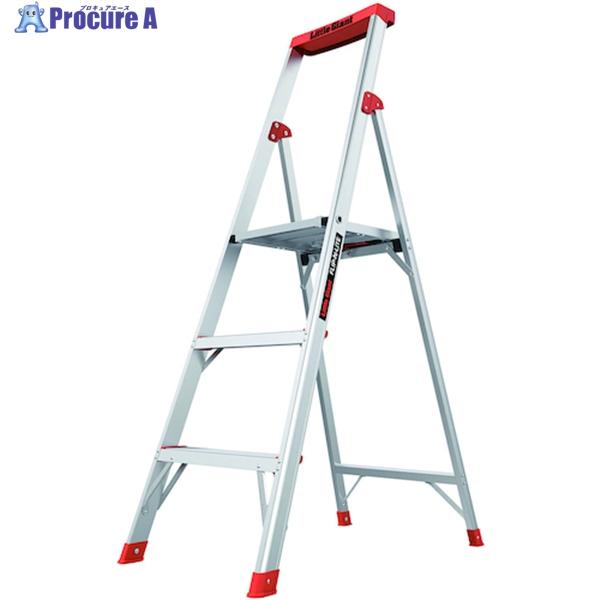 ハセガワ リトルジャイアント フリップエヌライト 上枠付踏台0.85M(10791)  ▼654-9...