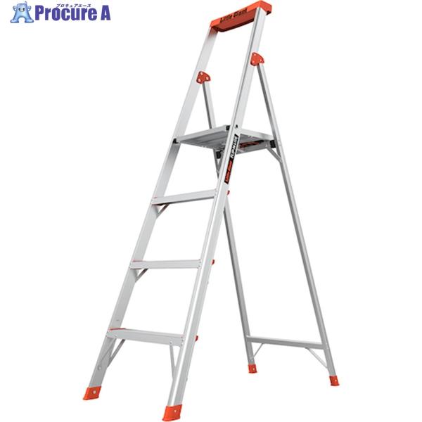 ハセガワ リトルジャイアント フリップエヌライト 上枠付踏台1.14M(10792)  ▼654-9...