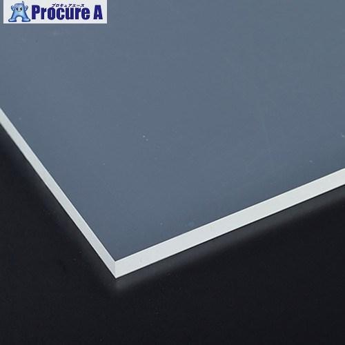 EXSEAL ハイパーゲルシート粘着材付 硬度50 500×400×2.0mm 透明  ■▼662-...