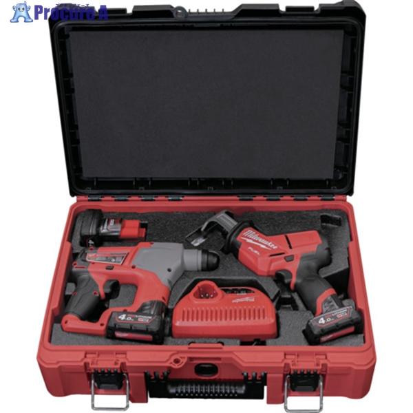 milwaukee M12 FUEL パワーパック(13mm SDS-PLUSハンマードリル、レシプ...