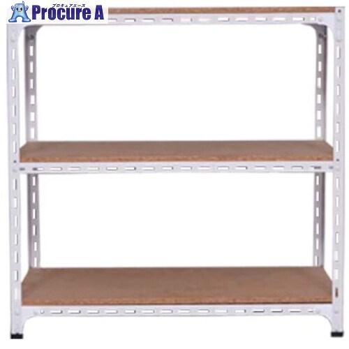 北島 アングル棚3段 W60XD60XH75cm ホワイト  ■▼664-0235 51153224...