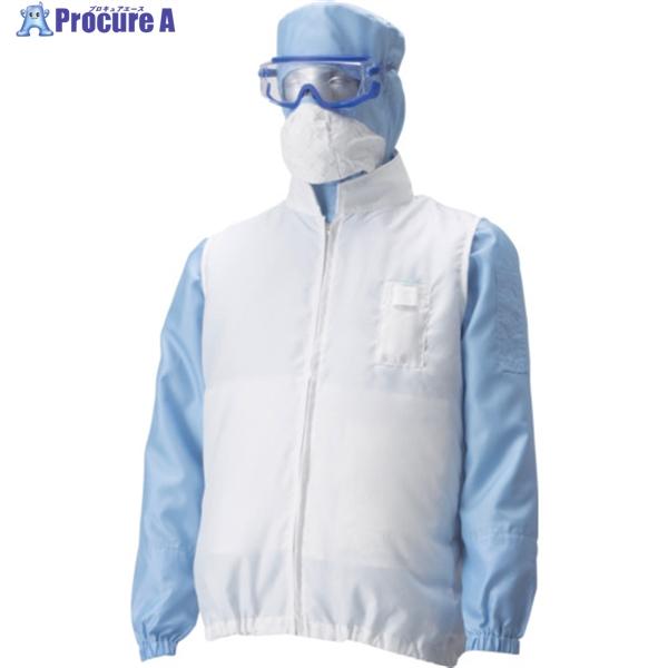 GOLDWIN 空調服[[R上]]アウターベスト 白 S  ▼664-4702 PK2913-W-S...