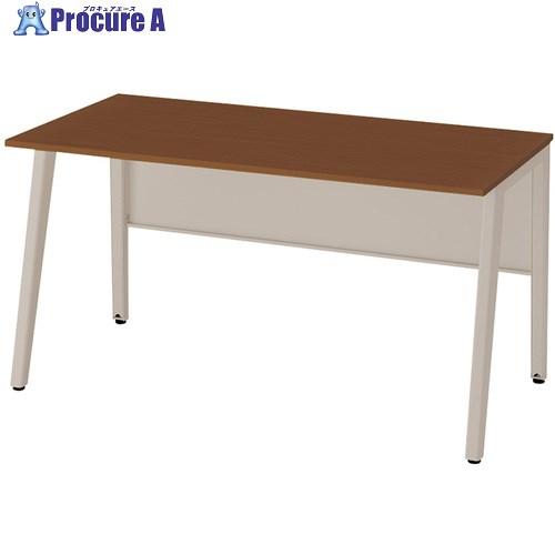 NAIKI ワークデスク(平デスク) フアナ HN型/天板:ダークウォールナット 本体:サテンアッシ...