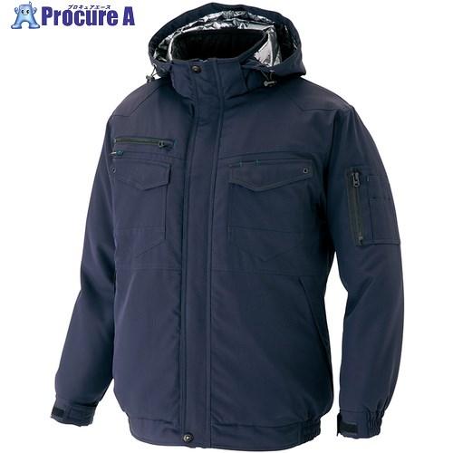 アイトス 防寒ブルゾン(男女兼用)AZ8971 裏地アルミ配合PUプリント ネイビー SS  ■▼6...