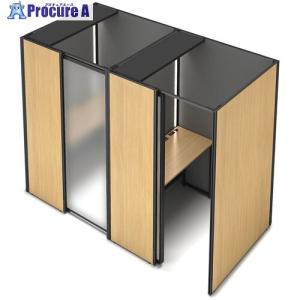 IRIS ワークブース Focus booth7 横2連結 KM307 ■▼686-2541 FDFS-1219+FDFS-1219J-KM307 1台