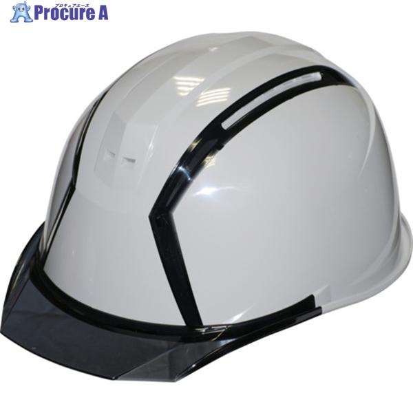 スミハット MXC型 帽体(Nクールホワイト)・バイザー(グレースモーク)・遮熱タイプ  ▼686-...