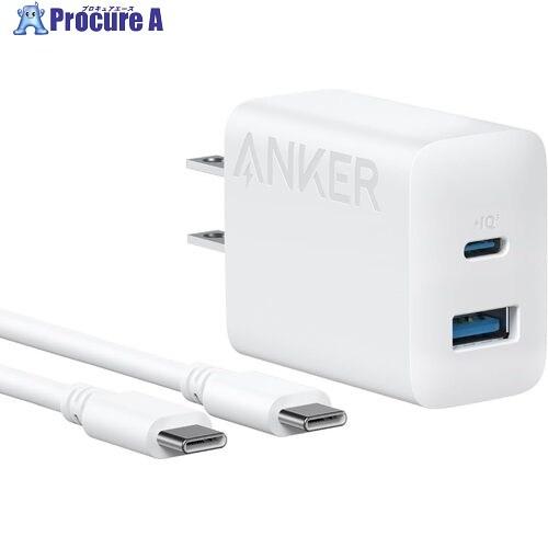 Anker USB充電器 Charger (20W， 2-Port) with USB-C ＆ US...