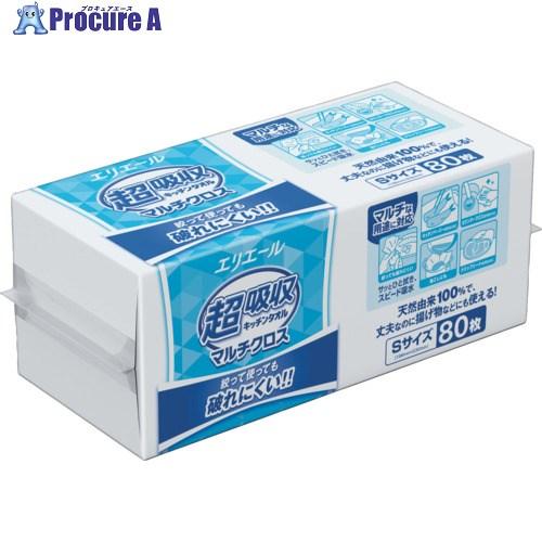 エリエール 超吸収キッチンタオル マルチクロス Sサイズ 1ケース(25パック入り)  ▼689-6...