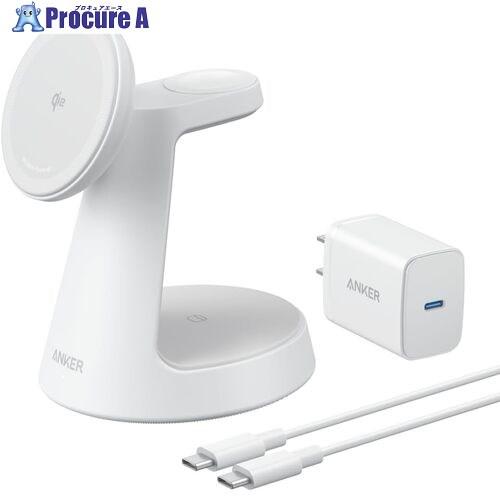 Anker ワイヤレス充電器 MagGo Wireless Charging Station (3-...
