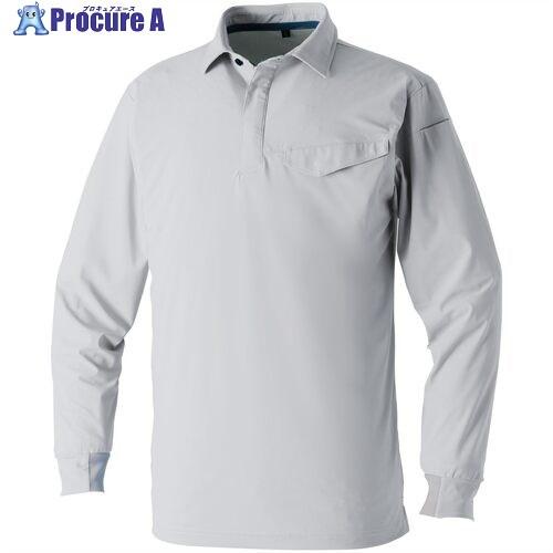 SOWA 長袖ポロシャツ(胸ポケット有) シルバーグレー 4L  ■▼691-8319 0495-5...