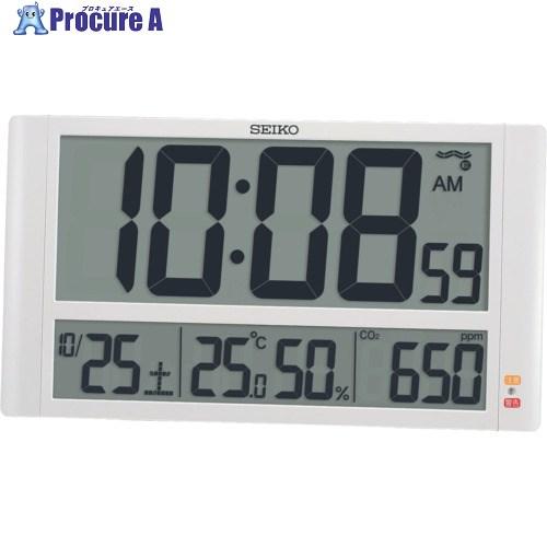 SEIKO デジタル電波時計 SQ449W 白パール 230×408×30mm  ■▼693-967...