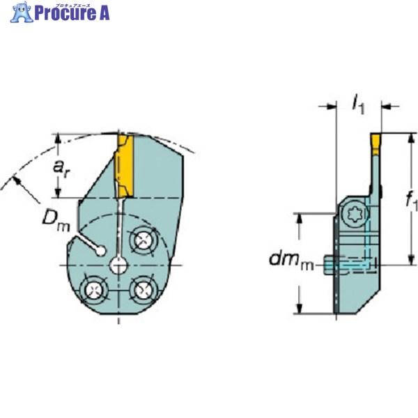 SANDVIK コロターンSL コロカット1・2用端面溝入れブレード(420)  ▼694-3403...