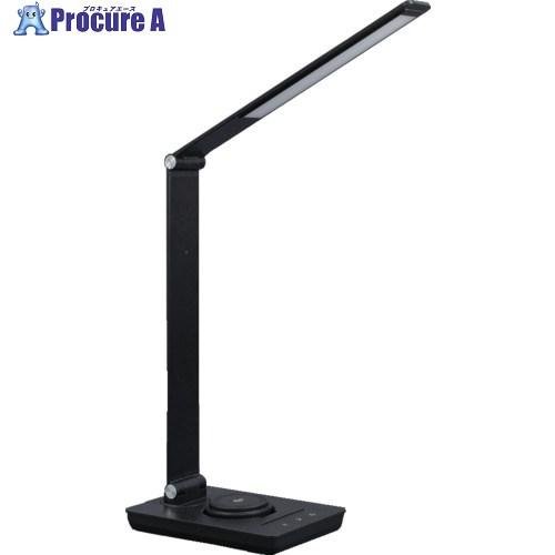 GENTOS デスクライト 調光・調色 ワイヤレス給電付き 1000lm ブラック  ▼696-95...