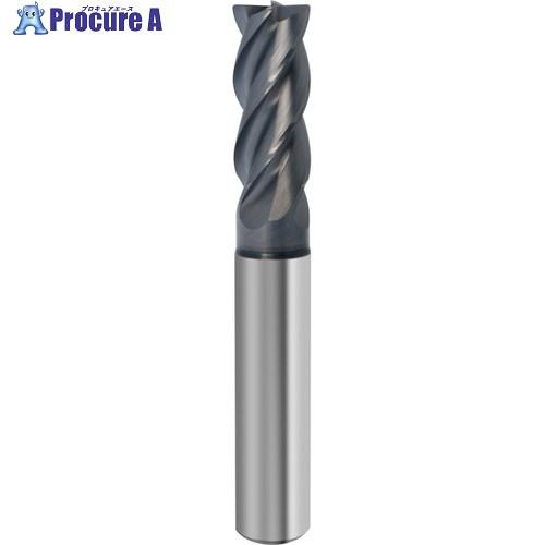 GUHRING 4枚刃エンドミル レギュラ 不等リード RF100Sharp 刃径4mm コーナーR...