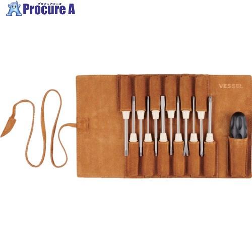 VESSEL TD-812LR ファミドラ12 差替ドライバー本革巻  ▼700-3071 TD-8...