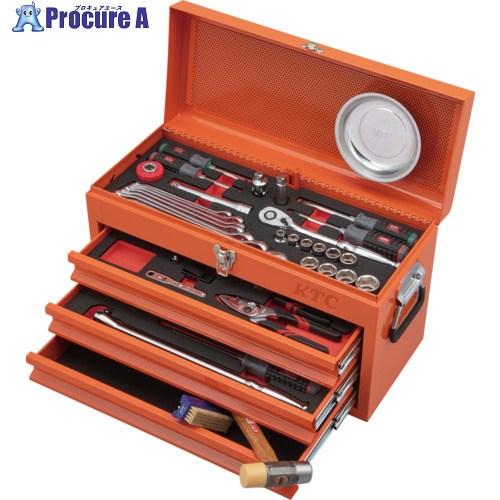 KTC 【2026SKSALE】 12.7sq.スタンダードセット[60点](3段3引出し)オレンジ...