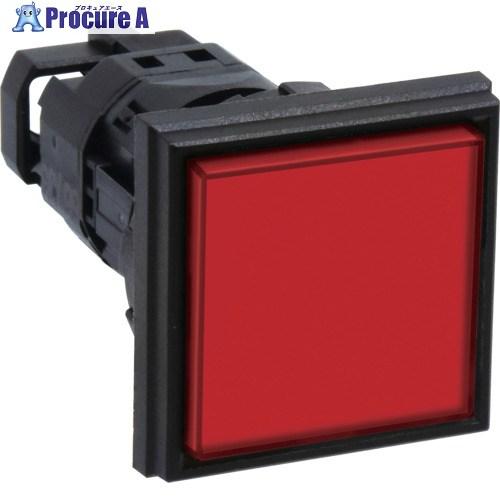 IDEC Φ22表示灯 角平形 赤 AC/DC100/120V  ■▼704-5322 HW2P-1...