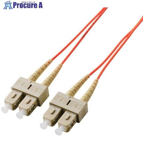 ELECOM 光ファイバー SC-SC 2芯 OM2 1m  ■▼704-7654 OC-SCSC2...
