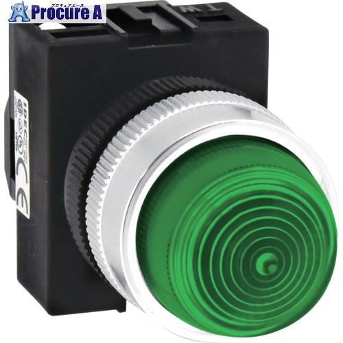 IDEC Φ30表示灯 緑 AC/DC100/120V  ■▼704-8118 APW2QH2DG ...