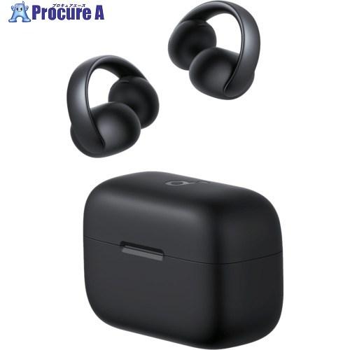 Soundcore ワイヤレスイヤホン AeroClip ミッドナイトブラック  ▼706-8208...