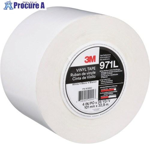 3M 超高耐久ラインテープ 971L 白 101.6mm×32.9m  ▼707-8032 971L...