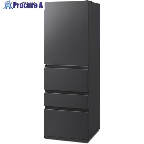 IRIS 107922 冷凍冷蔵庫 370L ブラック  ■▼707-8351 IRSN-I37A-...