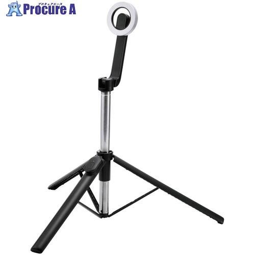 ELECOM スマホ用三脚 マグネット吸着 Bluetoothリモコン付 メタルプレート付 1500...