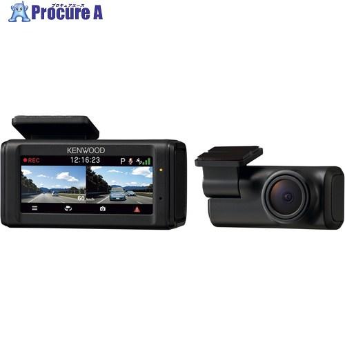 KENWOOD 前後撮影対応 2カメラドライブレコーダー  ■▼715-2038 DRV-E40W ...