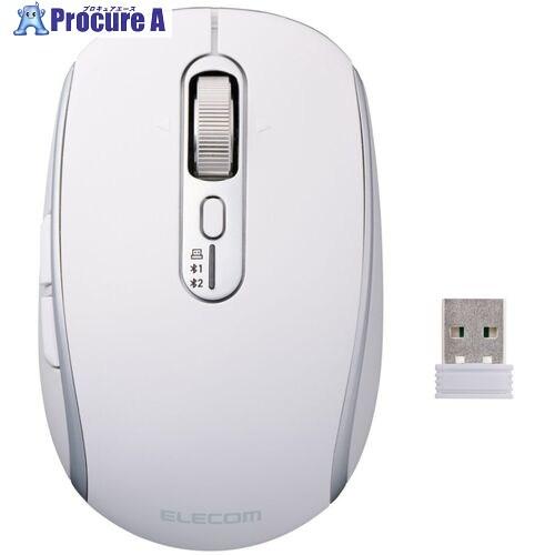 ELECOM マウス 無線 Bluetooth マルチペアリング 充電式 M 静音 チルトホイール付...