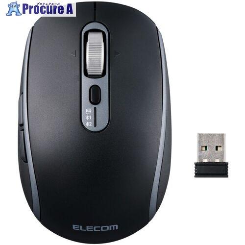 ELECOM マウス 無線 Bluetooth マルチペアリング 充電式 M 静音 チルトホイール付...