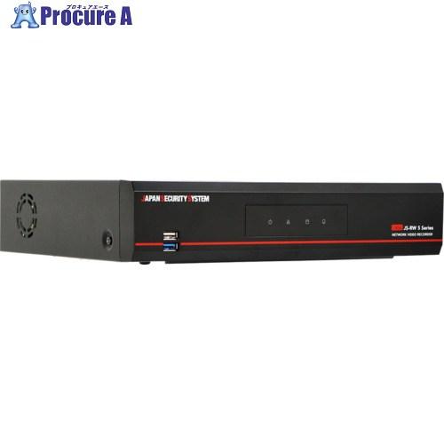 JSS 4K対応PoE給電 4CH ネットワークレコーダー 4TB  ■▼717-2706 JS-R...