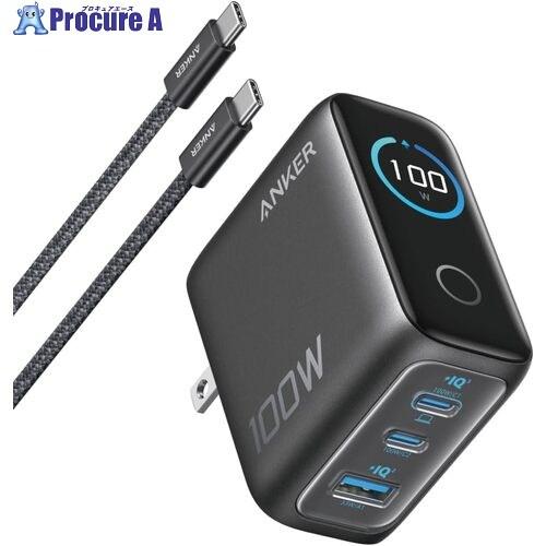 Anker USB充電器 Charger 100W、 3 Ports with USB-C ＆ US...