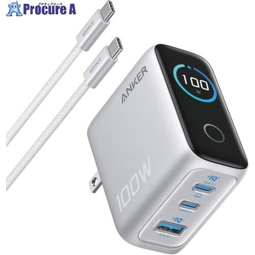 Anker USB充電器 Charger 100W、 3 Ports with USB-C ＆ US...