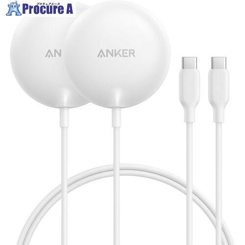 Anker 充電器 Zolo Wireless Charger Magnetic、 Pad ホワイト...