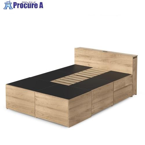 IRIS 211906 超収納ベッド 収納宮付きD ナチュラル  ■▼722-8742 CSB03-...