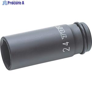 tiptop 薄型 ロングソケット 24HEX 24mm 1個 全長 78mm 12.7sq