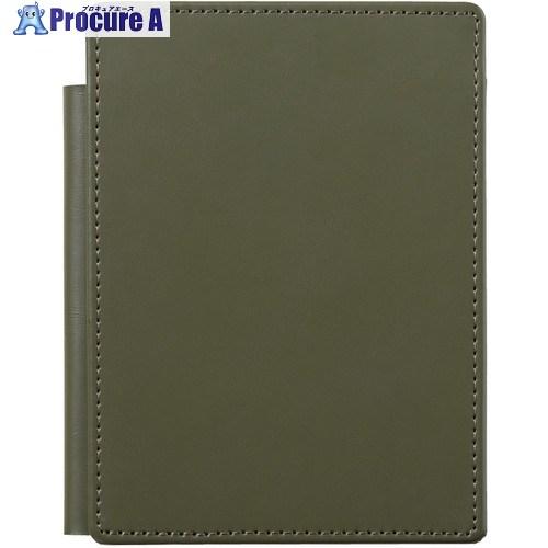 KING JIM レザフェスU スライドメモパッド A6 オリーブ  ■▼723-3903 9932...