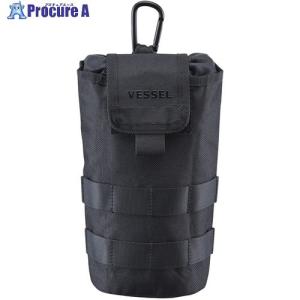 VESSEL MAC-09K モールアクセサリー ダストポーチL ▼727-7629 MAC-09K 1個