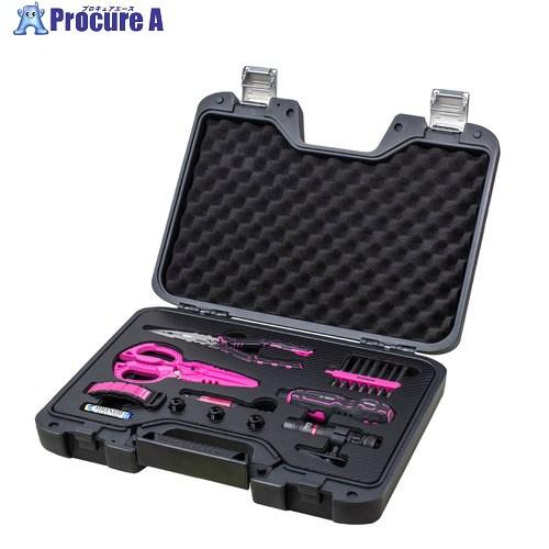 ENGINEER ツールセット PINK＆BLACK セット点数:9 ケースサイズ:L360×W26...