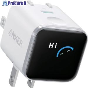 Anker 充電器 Nano Charger (45W， Display， スイングプラグ) ホワイト ▼735-8688 A121DN21 1台