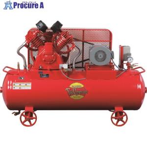 コンポーネント 富士コンプレッサー 3.7kW 空冷二段圧縮 タンクマウント形 給油式