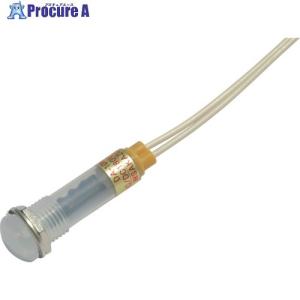 サカヅメ LED表示灯 DA-10ML (AC/DC200V接続) Φ10 白 ▼788-7906 DA-10ML-AC/DC200V-W 1個