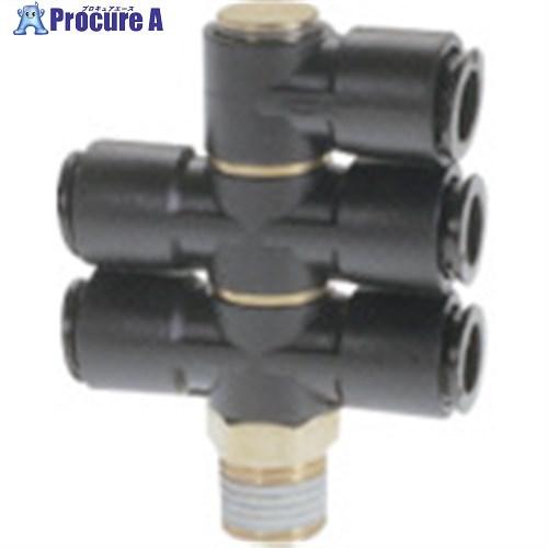 チヨダ チューブ継手 フジ トリプルバンジョー(樹脂) 10mm R1/4  ■▼808-3100 ...