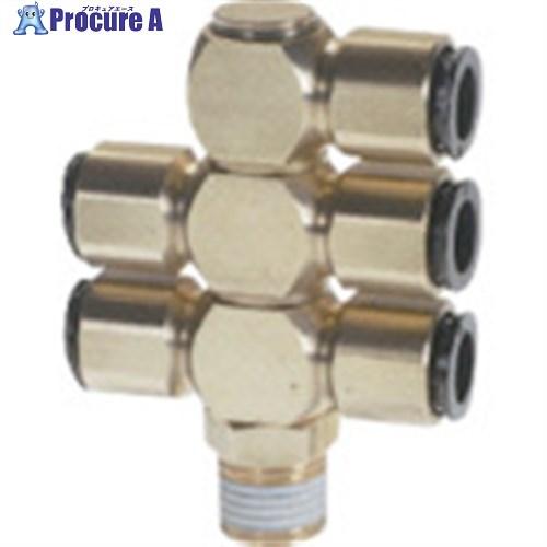 チヨダ チューブ継手 フジ トリプルバンジョー(金属) 4mm R1/8  ■▼808-3395 4...